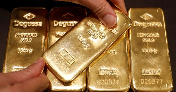 کاهش قیمت طلا در بازار جهانی